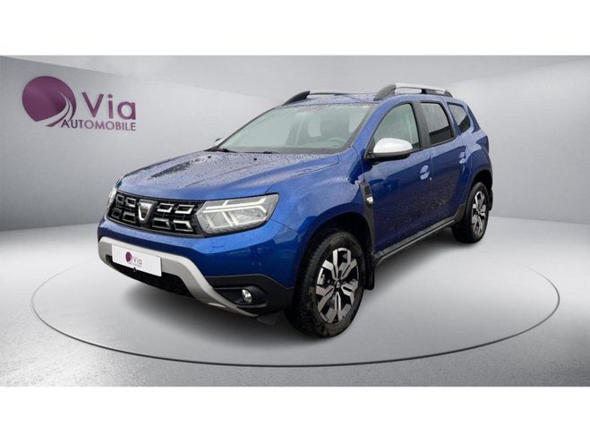 Cliquer pour voir la photo suivante Dacia Duster 1.3 TCe 150 BVA Prestige - 1ERE MAIN / E BLEU FONCE de 2022