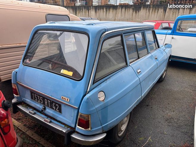 Citroen Ami Citroen Ami 8 berline et break Blanc de 1969