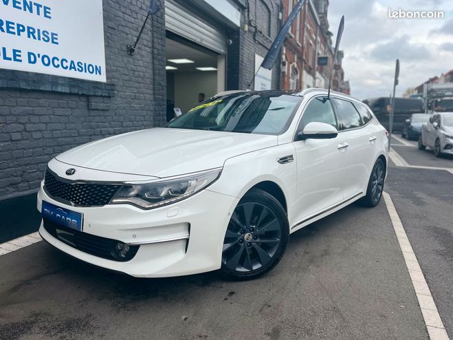 Kia Optima Kia Optima SW 1.7 CRDi 140ch GT-Line ISG DCT7 Blanc de 2017