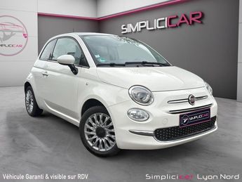  Voir détails -Fiat 500 SERIE 6 1.2 69 ch Lounge (TOIT PANO/GARA à Genay (69)