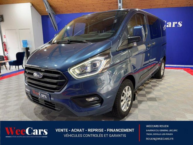 Cliquer pour voir la photo suivante Ford Transit CUSTOM KOMBI 2.0 130 COMBI 320 L1H1 Tren BLEU FONCE de 2019