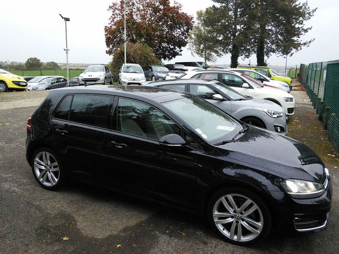Volkswagen Golf VII 2.0 TDI Blue Motion DSG6 150 CUIR Noir de 2016