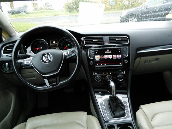 Volkswagen Golf VII 2.0 TDI Blue Motion DSG6 150 CUIR Noir de 2016
