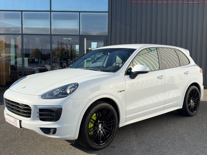 Porsche Cayenne 3.0 V6 S E-HYBRID 416ch PACK SPORT DESIG Blanc de 2015