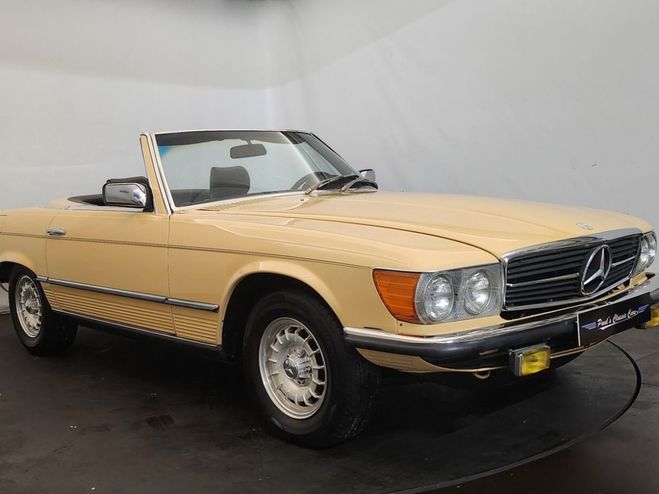 Cliquer pour voir la photo suivante Mercedes 450 SL Jaune de 1980