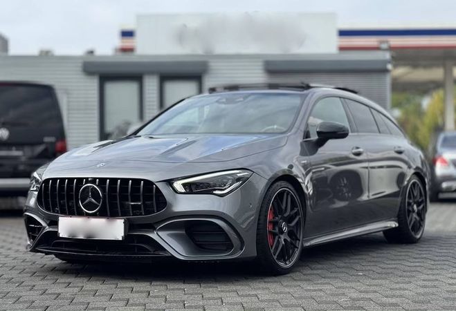 Cliquer pour voir la photo suivante Mercedes Classe CLA ng Brake 45 AMG S 4M PANO|BURMESTER GRIS MONTAGNE MÉTALLISÉ de 2020