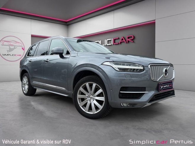 Cliquer pour voir la photo suivante Volvo XC90 D5 AWD 235 ch Geartronic 5pl Inscription Gris de 2016