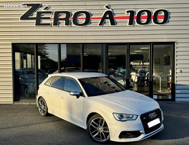 Cliquer pour voir la photo suivante Audi S3 2.0 TFSI 300ch quattro SPORTBACK 1° MAIN Blanc de 2014