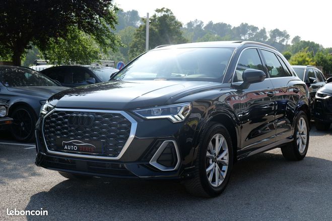 Cliquer pour voir la photo suivante Audi Q3 35 tdi 150 ch s-line s tronic 7 TVA RECU Noir de 2024
