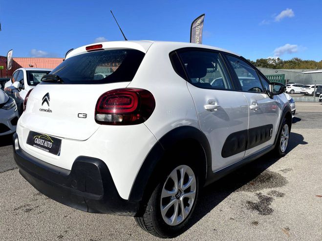 Citroen C3 III 1.5 BlueHDi 100ch S&S Feel BLANC de 2020
