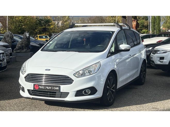 Ford S Max S 2.0 TDCi - 150 - BV - 7pl Titanium - G BLANC de 2015