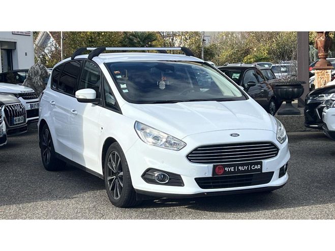 Ford S Max S 2.0 TDCi - 150 - BV - 7pl Titanium - G BLANC de 2015