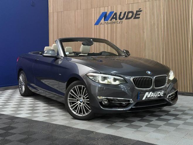 BMW Serie 2 220d F23 190 CH CABRIOLET bva Luxury PHA GRIS FONCE de 2019