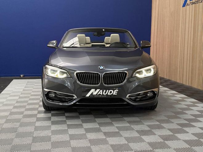 BMW Serie 2 220d F23 190 CH CABRIOLET bva Luxury PHA GRIS FONCE de 2019