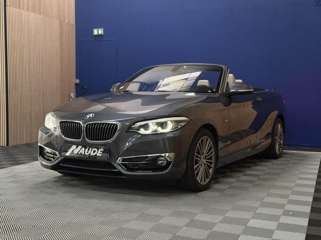 BMW Serie 2 220d F23 190 CH CABRIOLET bva Luxury PHA GRIS FONCE de 2019