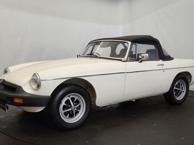 MG MGB B cabriolet Blanc de 1978