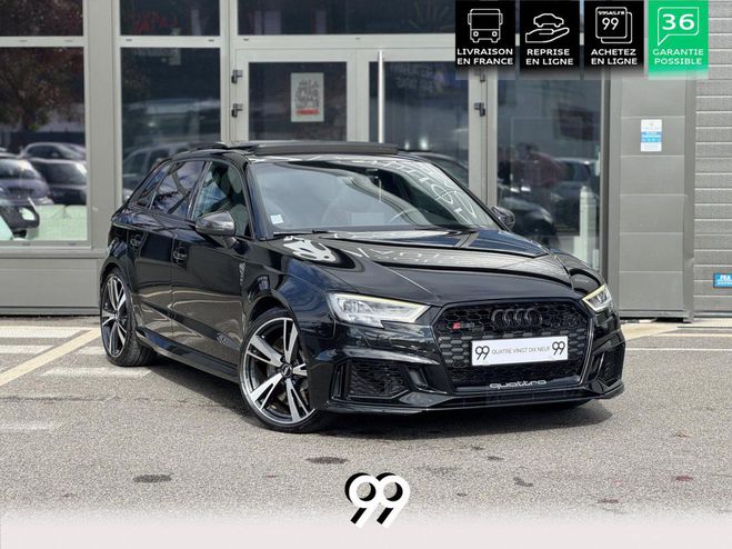 Cliquer pour voir la photo suivante Audi RS3 SportBack 2.5 - 400 - BV S-tronic 8V2 . 0E - NOIR MYTHOS MÉTALLISÉ de 2017