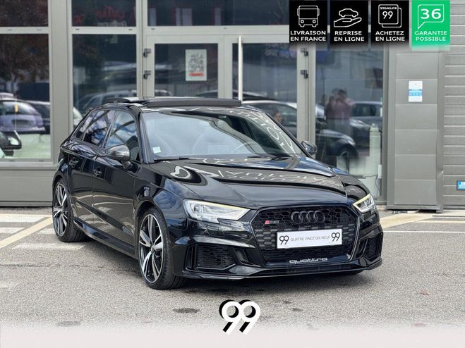 Audi RS3 SportBack 2.5 - 400 - BV S-tronic 8V2 .  0E - NOIR MYTHOS MTALLIS de 2017