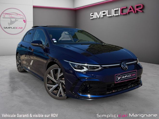 Cliquer pour voir la photo suivante Volkswagen Golf 1.5 eTSI OPF 150ch DSG7 r line toit pano Bleu de 2021