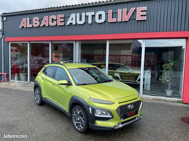 Cliquer pour voir la photo suivante Hyundai Kona 1.6 GDI 141CH HYBRID CREATIVE DCT-6 Vert de 2020