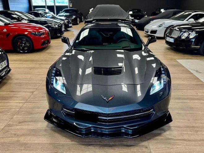Chevrolet Corvette C7 TARGA 6.2 V8 466 STINGRAY 3LT AT8 Gris Fonc Mtallis de 2018