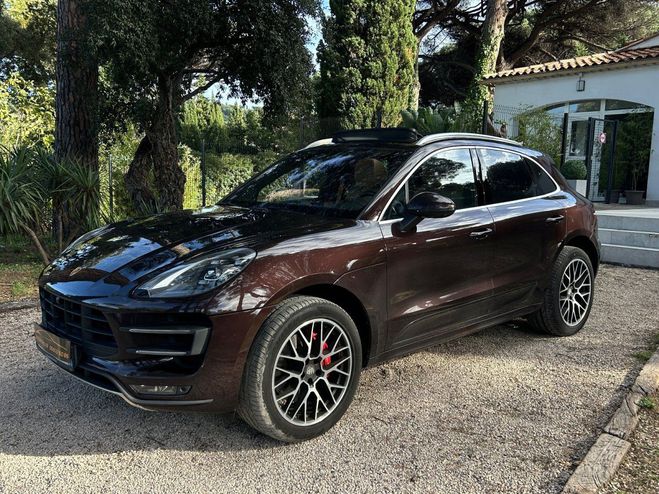 Porsche Macan Turbo 3.6 V6 400 ch PDK / 2ME MAIN / HI Marron de 2016