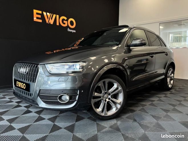 Cliquer pour voir la photo suivante Audi Q3 2.0L TDI 140ch S-LINE TOIT OUVRANT PANOR Gris de 2013