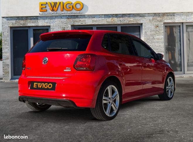 Volkswagen Polo 1.2 TSI 110 BLUEMOTION R-LINE 2 EME MAIN Rouge de 2016