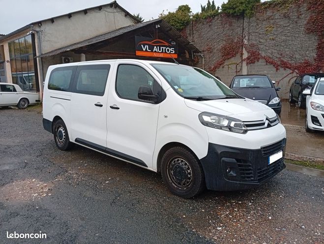 Cliquer pour voir la photo suivante Citroen Jumpy XL 1.6 BHDI 115 cv 9 places Blanc de 2017