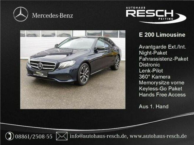 Mercedes Classe E 200 Bleu M�tallique de 