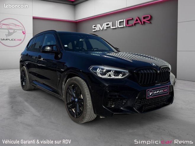 Cliquer pour voir la photo suivante BMW X3 M F97 3.0 480ch BVA8 Garantie 12 mois Noir de 2019