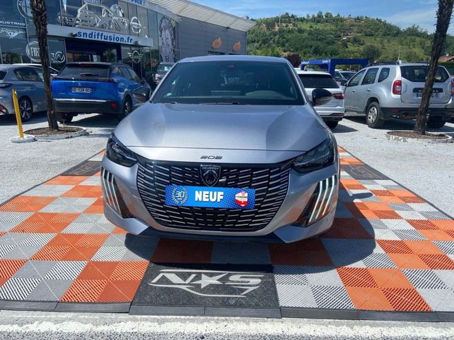 Peugeot 208 Hybrid 145 GT e-DCS6 GPS Toit Noir Gris Clair de 2024