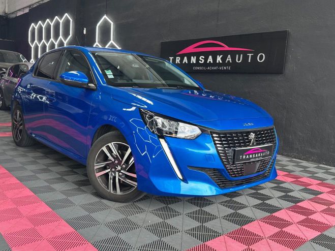 Peugeot 208 Allure 100ch SS BVM6 ~ Camra de recul ~ Bleu de 2021