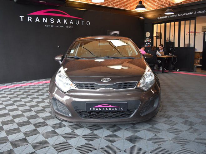 Kia Rio 1.4 CRDi 90 Active Marron de 2012