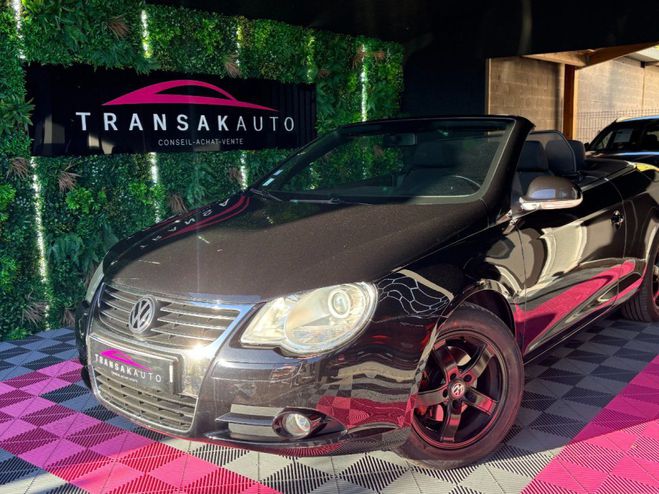 Volkswagen Eos 1.4 TSi 122 ch Sportline Cab ~ Si�ges ch Noir de 2008