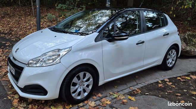 Peugeot 208 1.6 hdi premire main Garantie 6mois Blanc de 2016