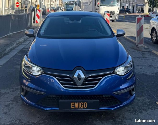 Renault Megane 1.3 TCE 140 GT LINE BVA 1 Ere Main Full  Bleu de 2018