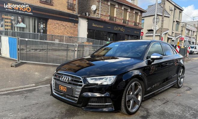 Cliquer pour voir la photo suivante Audi S3 2.0 TFSI 310 CH 8V2 BVA Suivi 4 pneus ne Noir de 2017