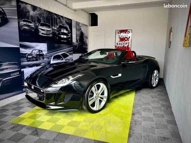 Cliquer pour voir la photo suivante Jaguar F-Type cabriolet 3.0 v6 s 380 bva8 Noir de 2014