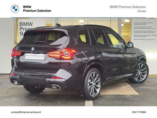BMW X3 xDrive30d 286ch M Sport Saphirschwarz Mtallis de 2023