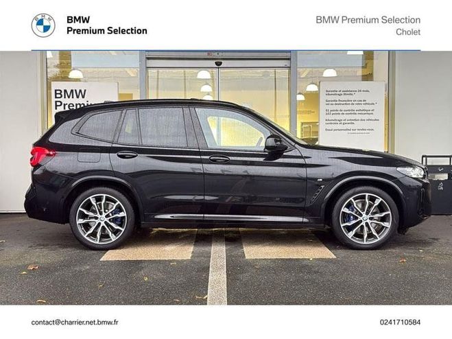 BMW X3 xDrive30d 286ch M Sport Saphirschwarz Mtallis de 2023