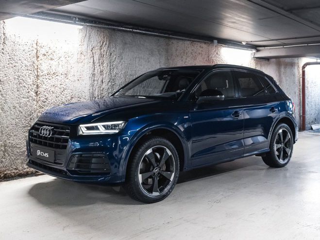 Cliquer pour voir la photo suivante Audi Q5 S-Line 40 TDI 204 Quattro S-Tronic 7 Navarra Blu de 2019