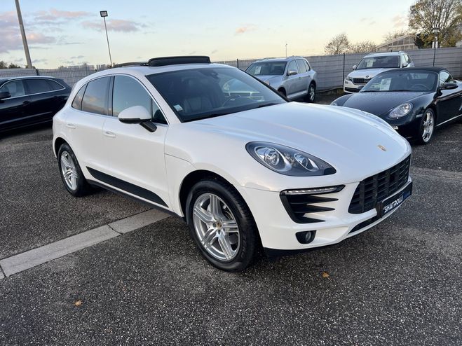 Porsche Macan 3.0 V6 258ch S Diesel PDK Bo�teAuto GPS  BLANC de 2014
