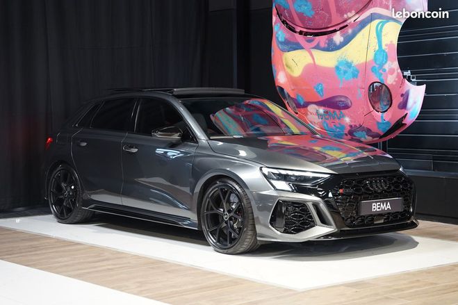 Cliquer pour voir la photo suivante Audi RS3 8Y SPORTBACK 2.5 TFSI 400cv | Malus payé Gris de 2022