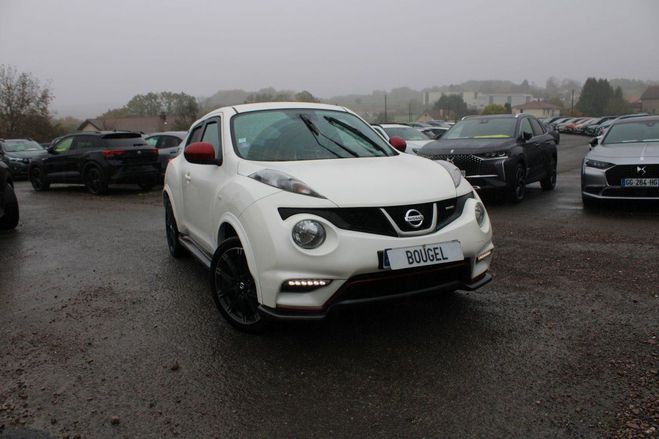 Cliquer pour voir la photo suivante Nissan Juke 1.6 TURBO 200CH NISMO ALL-MODE 4X4-I M-C Blanc Nacré de 2013