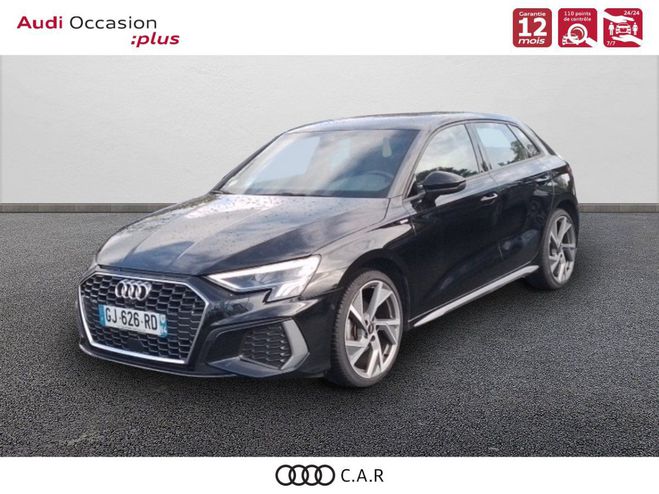 Audi A3 Sportback 35 TDI 150 S tronic 7 S Line Noir de 2022