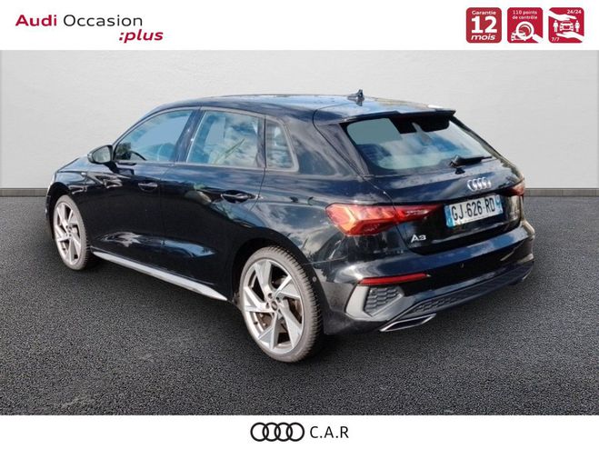 Audi A3 Sportback 35 TDI 150 S tronic 7 S Line Noir de 2022