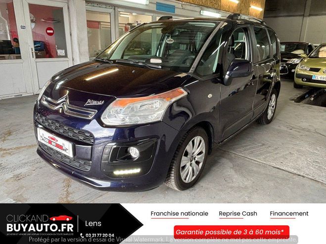 Cliquer pour voir la photo suivante Citroen C3 Picasso 1.6HDI 92CHV FINITION EXCLUSIVE / ANDROI Bleu Foncé Verni de 2013
