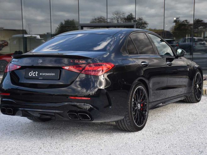 Mercedes Classe C 63 AMG S E Perf Burmester AHK Pano 360 Noir Obsidian Black de 