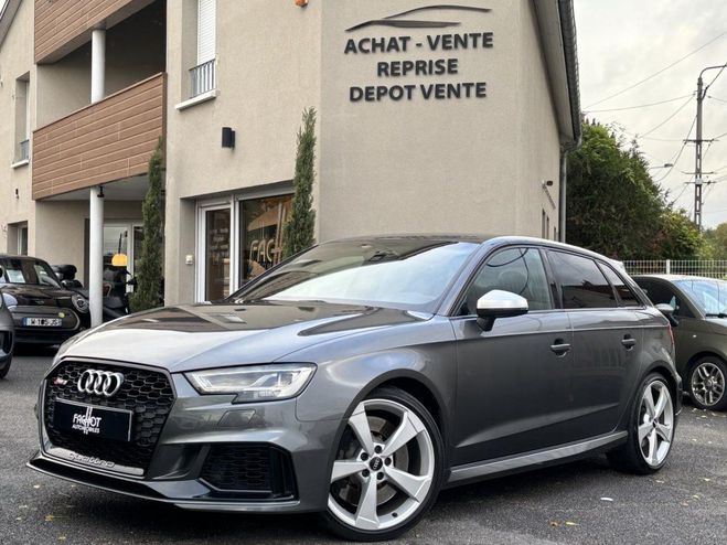 Cliquer pour voir la photo suivante Audi RS3 SportBack 2 places Quattro 2.5 TFSI - 40 GRIS FONCE de 2018